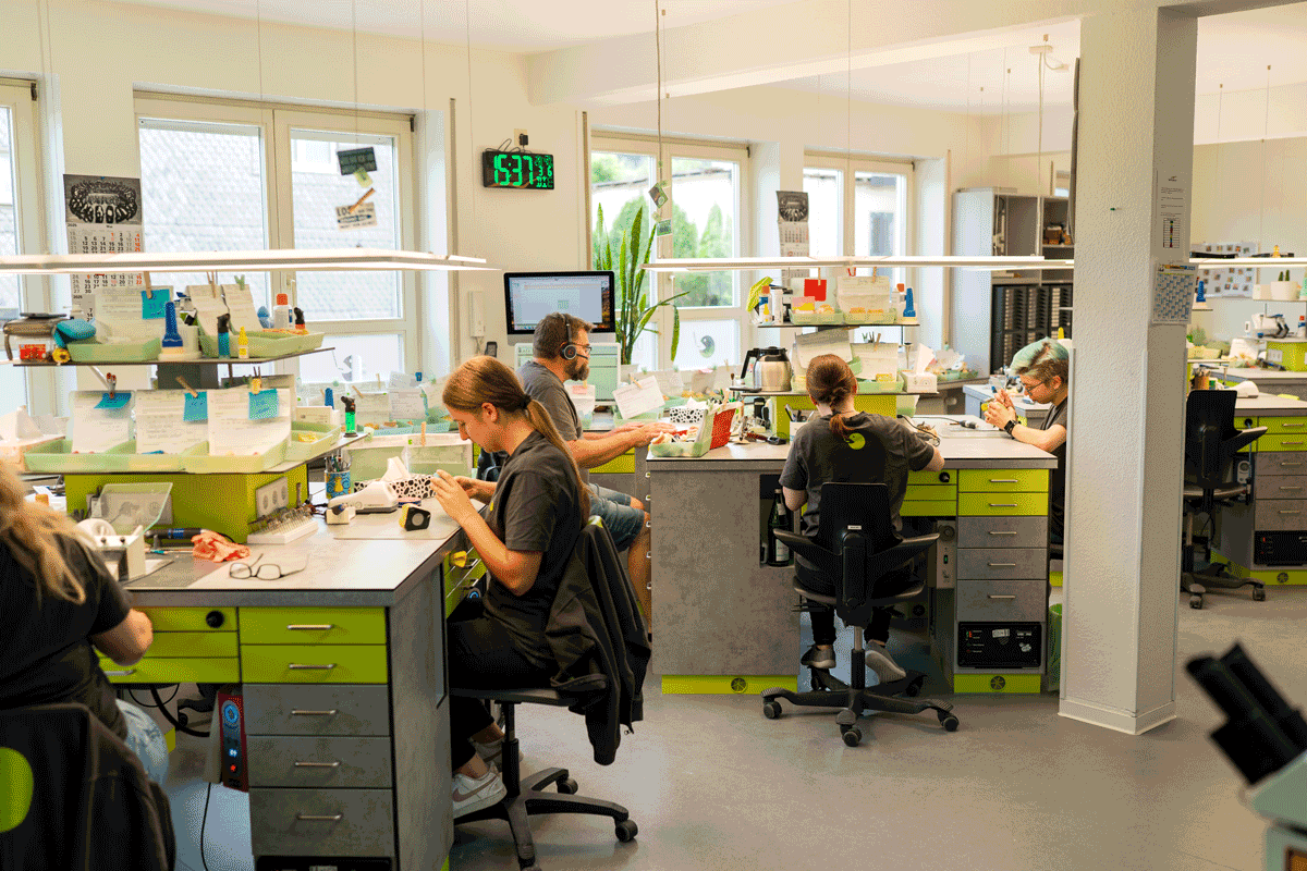 Einblick Laborarbeit